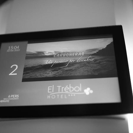 Hotel El Trebol Carboneras Bagian luar foto